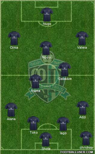 Dinamo Tbilisi Formation 2013