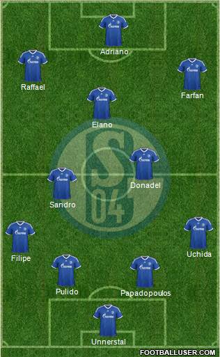 FC Schalke 04 Formation 2013