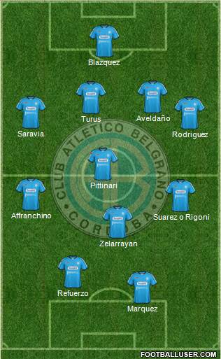 Belgrano de Córdoba Formation 2013