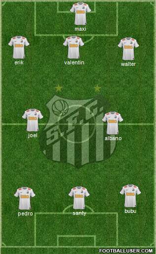 Santos FC Formation 2013