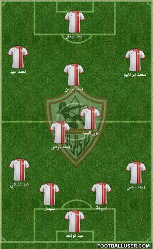 Zamalek Sporting Club Formation 2013