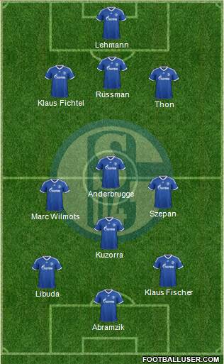 FC Schalke 04 Formation 2013