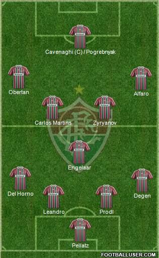 Fluminense FC Formation 2013