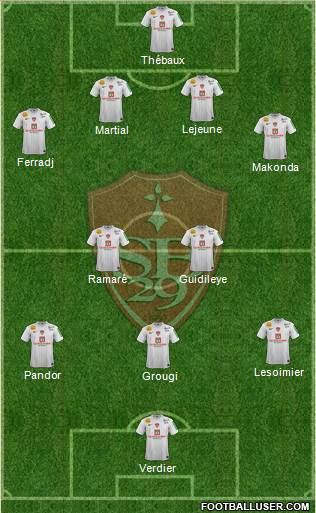 Stade Brestois 29 Formation 2013