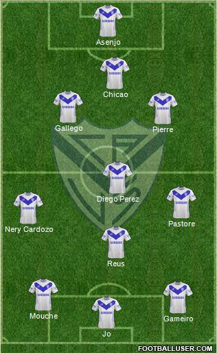 Vélez Sarsfield Formation 2013