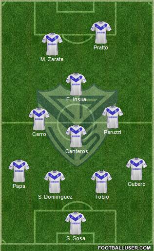 Vélez Sarsfield Formation 2013