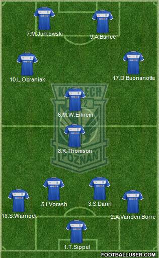 Lech Poznan Formation 2013