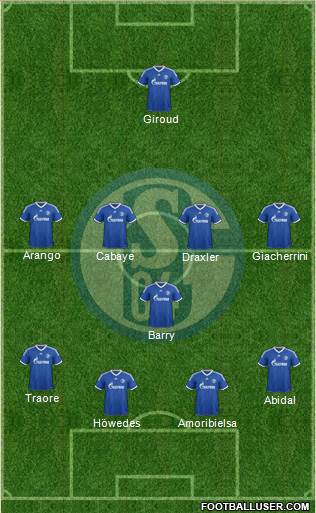 FC Schalke 04 Formation 2013