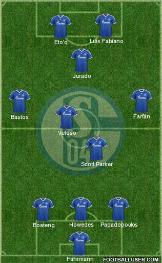 FC Schalke 04 Formation 2013