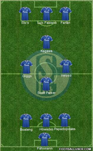 FC Schalke 04 Formation 2013