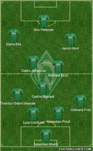 Werder Bremen Formation 2013