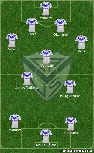 Vélez Sarsfield Formation 2013