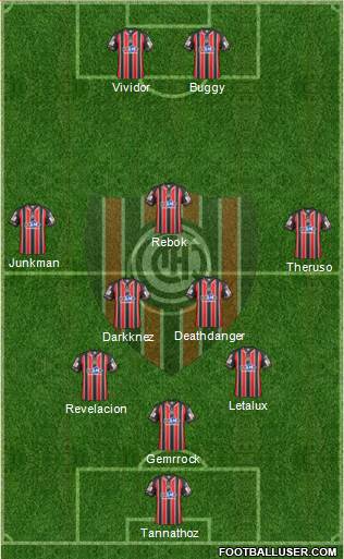 Chacarita Juniors Formation 2013