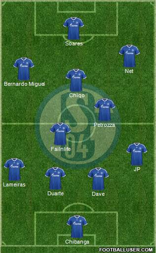 FC Schalke 04 Formation 2013