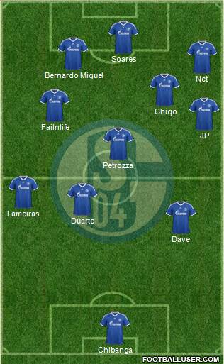 FC Schalke 04 Formation 2013