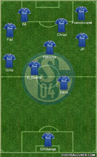 FC Schalke 04 Formation 2013