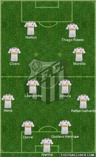 Santos FC Formation 2013