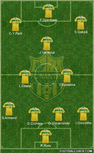 FC Nantes Formation 2013