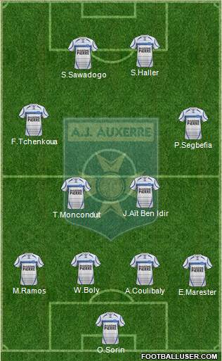 A.J. Auxerre Formation 2013