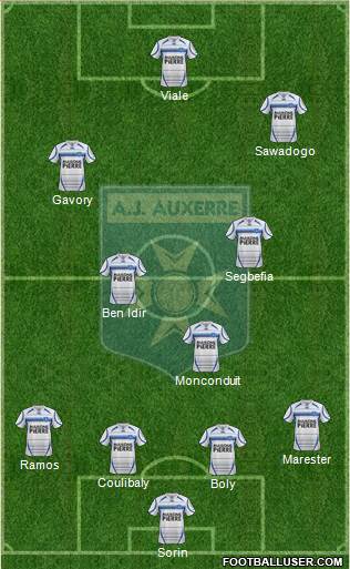 A.J. Auxerre Formation 2013