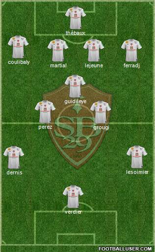 Stade Brestois 29 Formation 2013