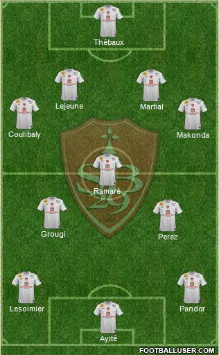 Stade Brestois 29 Formation 2013