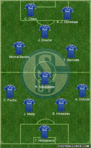 FC Schalke 04 Formation 2013