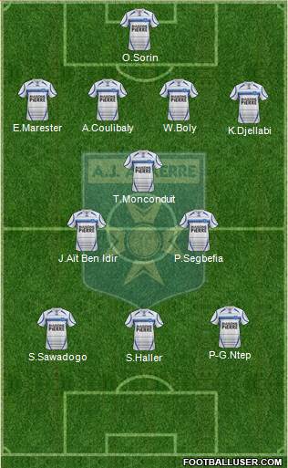 A.J. Auxerre Formation 2013