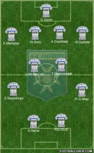 A.J. Auxerre Formation 2013