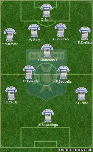 A.J. Auxerre Formation 2013