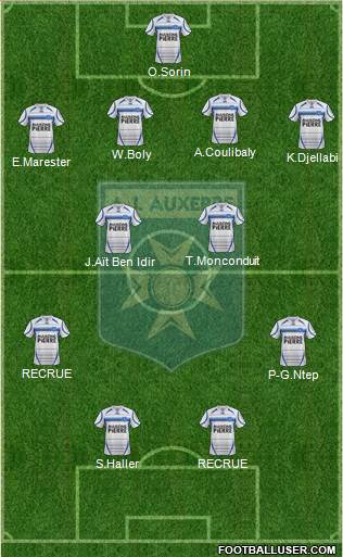 A.J. Auxerre Formation 2013