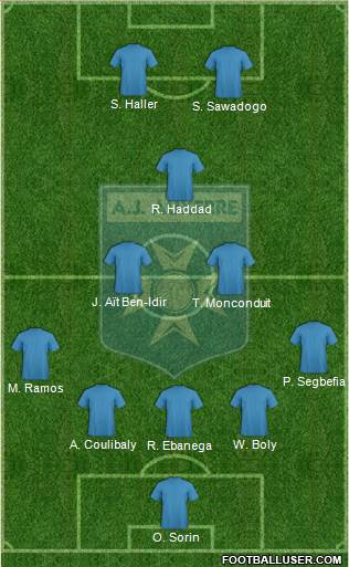 A.J. Auxerre Formation 2013