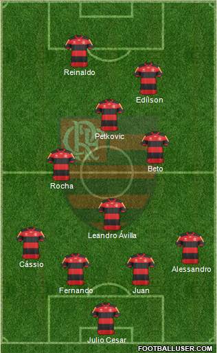 CR Flamengo Formation 2013