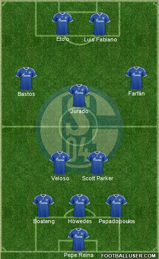 FC Schalke 04 Formation 2013