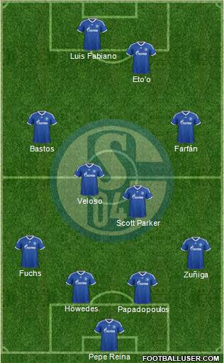 FC Schalke 04 Formation 2013