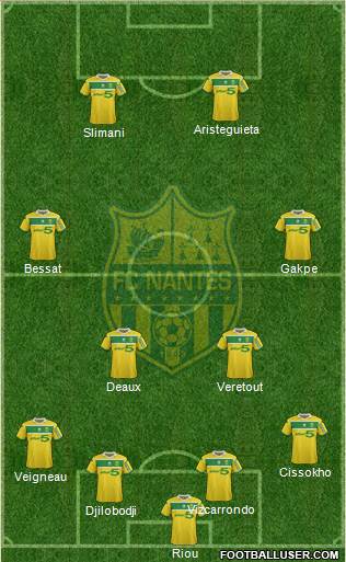 FC Nantes Formation 2013