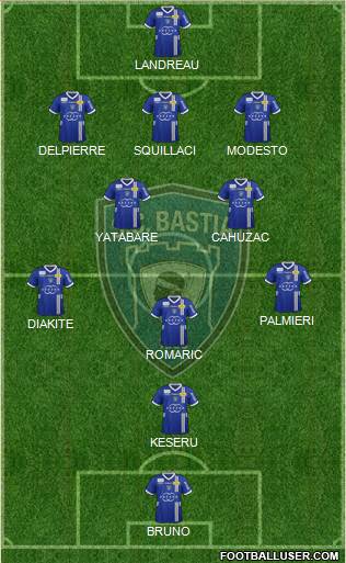 Sporting Club Bastia Formation 2013