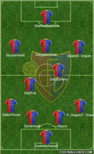 FC Basel Formation 2013