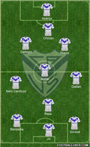 Vélez Sarsfield Formation 2013