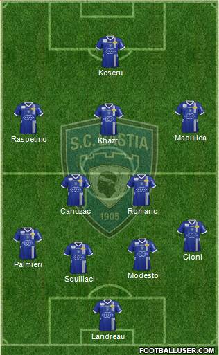 Sporting Club Bastia Formation 2013