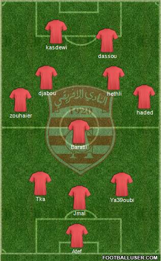 Club Africain Tunis Formation 2013