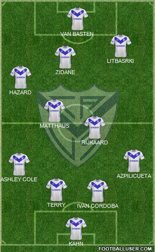 Vélez Sarsfield Formation 2013