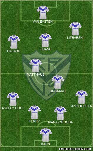 Vélez Sarsfield Formation 2013