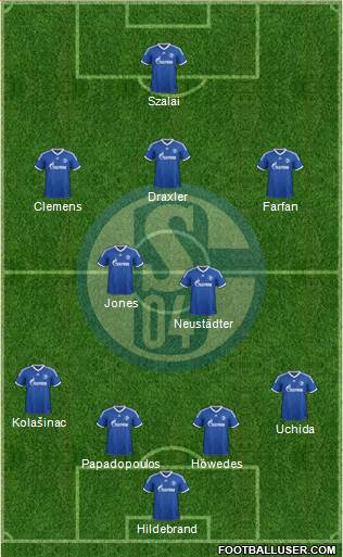 FC Schalke 04 Formation 2013