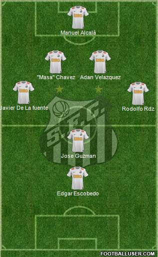 Santos FC Formation 2013