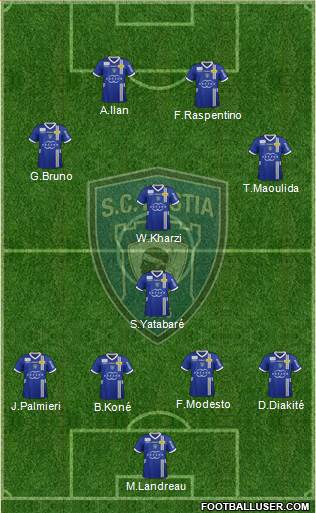 Sporting Club Bastia Formation 2013