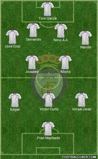 Real Jaén C.F. Formation 2013