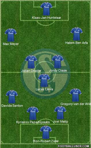 FC Schalke 04 Formation 2013