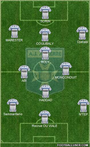 A.J. Auxerre Formation 2013