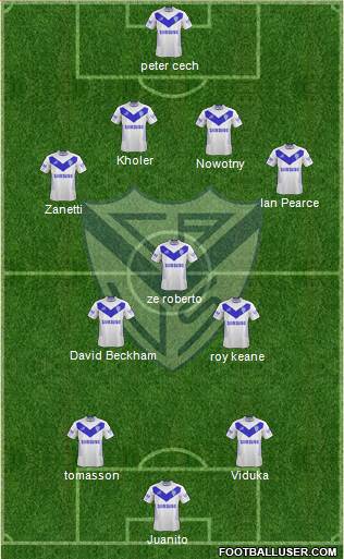 Vélez Sarsfield Formation 2013